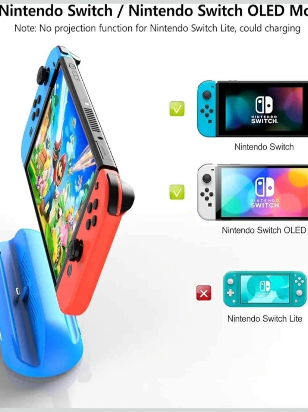 5 in 1 Switch Dock for Nintendo Switch OLED TV Adapter Switch Docking Station